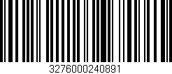 Código de barras (EAN, GTIN, SKU, ISBN): '3276000240891'