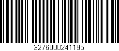 Código de barras (EAN, GTIN, SKU, ISBN): '3276000241195'