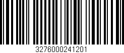 Código de barras (EAN, GTIN, SKU, ISBN): '3276000241201'