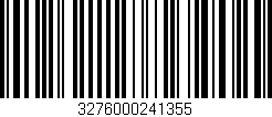Código de barras (EAN, GTIN, SKU, ISBN): '3276000241355'