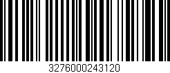 Código de barras (EAN, GTIN, SKU, ISBN): '3276000243120'