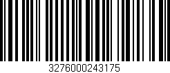 Código de barras (EAN, GTIN, SKU, ISBN): '3276000243175'