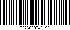 Código de barras (EAN, GTIN, SKU, ISBN): '3276000243199'