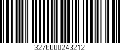 Código de barras (EAN, GTIN, SKU, ISBN): '3276000243212'
