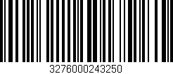 Código de barras (EAN, GTIN, SKU, ISBN): '3276000243250'