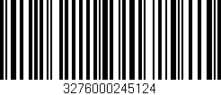 Código de barras (EAN, GTIN, SKU, ISBN): '3276000245124'