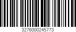 Código de barras (EAN, GTIN, SKU, ISBN): '3276000245773'