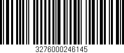 Código de barras (EAN, GTIN, SKU, ISBN): '3276000246145'