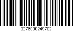 Código de barras (EAN, GTIN, SKU, ISBN): '3276000249702'