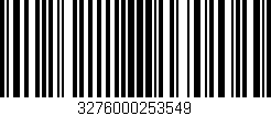 Código de barras (EAN, GTIN, SKU, ISBN): '3276000253549'