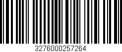 Código de barras (EAN, GTIN, SKU, ISBN): '3276000257264'