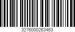 Código de barras (EAN, GTIN, SKU, ISBN): '3276000263463'