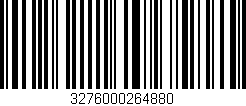 Código de barras (EAN, GTIN, SKU, ISBN): '3276000264880'