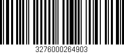 Código de barras (EAN, GTIN, SKU, ISBN): '3276000264903'