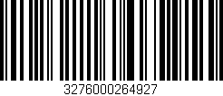 Código de barras (EAN, GTIN, SKU, ISBN): '3276000264927'