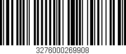 Código de barras (EAN, GTIN, SKU, ISBN): '3276000269908'