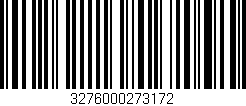 Código de barras (EAN, GTIN, SKU, ISBN): '3276000273172'
