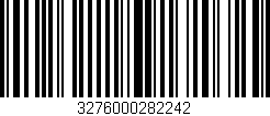 Código de barras (EAN, GTIN, SKU, ISBN): '3276000282242'
