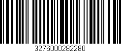 Código de barras (EAN, GTIN, SKU, ISBN): '3276000282280'
