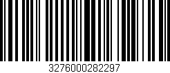 Código de barras (EAN, GTIN, SKU, ISBN): '3276000282297'