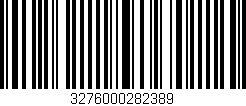 Código de barras (EAN, GTIN, SKU, ISBN): '3276000282389'