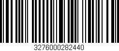 Código de barras (EAN, GTIN, SKU, ISBN): '3276000282440'