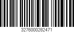 Código de barras (EAN, GTIN, SKU, ISBN): '3276000282471'