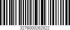 Código de barras (EAN, GTIN, SKU, ISBN): '3276000282822'