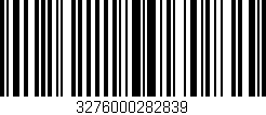 Código de barras (EAN, GTIN, SKU, ISBN): '3276000282839'