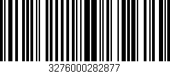 Código de barras (EAN, GTIN, SKU, ISBN): '3276000282877'