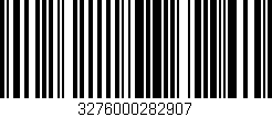Código de barras (EAN, GTIN, SKU, ISBN): '3276000282907'