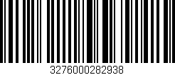 Código de barras (EAN, GTIN, SKU, ISBN): '3276000282938'