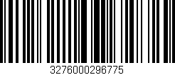 Código de barras (EAN, GTIN, SKU, ISBN): '3276000296775'