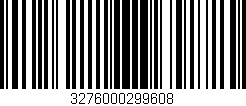 Código de barras (EAN, GTIN, SKU, ISBN): '3276000299608'