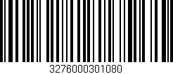 Código de barras (EAN, GTIN, SKU, ISBN): '3276000301080'