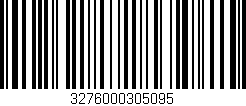 Código de barras (EAN, GTIN, SKU, ISBN): '3276000305095'