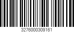 Código de barras (EAN, GTIN, SKU, ISBN): '3276000309161'