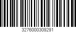 Código de barras (EAN, GTIN, SKU, ISBN): '3276000309291'