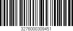 Código de barras (EAN, GTIN, SKU, ISBN): '3276000309451'