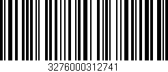 Código de barras (EAN, GTIN, SKU, ISBN): '3276000312741'