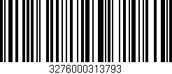 Código de barras (EAN, GTIN, SKU, ISBN): '3276000313793'