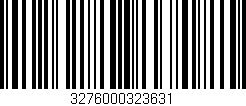 Código de barras (EAN, GTIN, SKU, ISBN): '3276000323631'