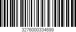 Código de barras (EAN, GTIN, SKU, ISBN): '3276000334699'