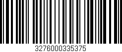 Código de barras (EAN, GTIN, SKU, ISBN): '3276000335375'