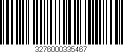 Código de barras (EAN, GTIN, SKU, ISBN): '3276000335467'