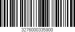 Código de barras (EAN, GTIN, SKU, ISBN): '3276000335900'