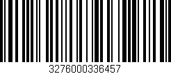 Código de barras (EAN, GTIN, SKU, ISBN): '3276000336457'