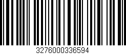 Código de barras (EAN, GTIN, SKU, ISBN): '3276000336594'