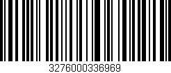 Código de barras (EAN, GTIN, SKU, ISBN): '3276000336969'