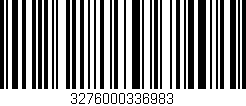 Código de barras (EAN, GTIN, SKU, ISBN): '3276000336983'